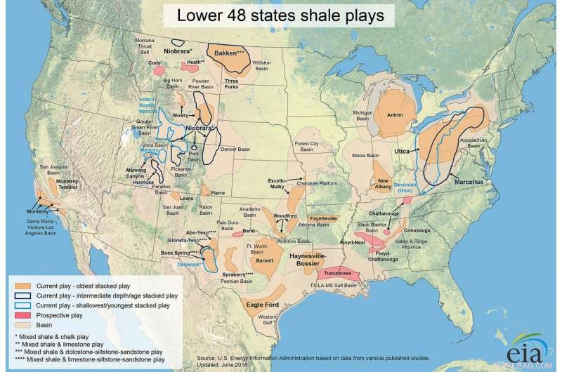 Dinosaur-Era Volcanic Ash Linked to U.S. Shale Oil and Gas Reserves