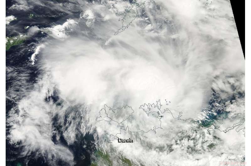 NASA Satellite Detects Tropical Cyclone Marcus Near Australia’s Cobourg Peninsula Coast