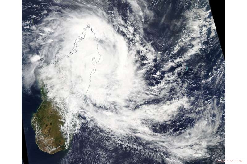 GPM Detects Heavy Rainfall in Madagascar as Tropical Cyclone Eliakim Intensifies