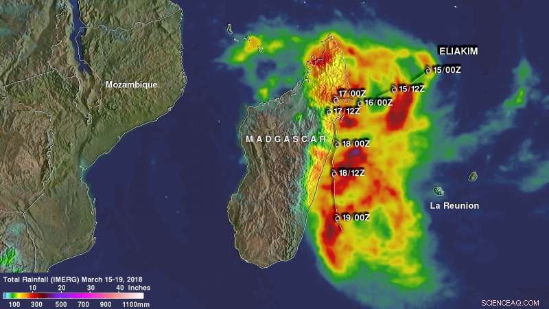 NASA Investigates Eliakim Cyclone: Rainfall Patterns and Wind Shear Impact
