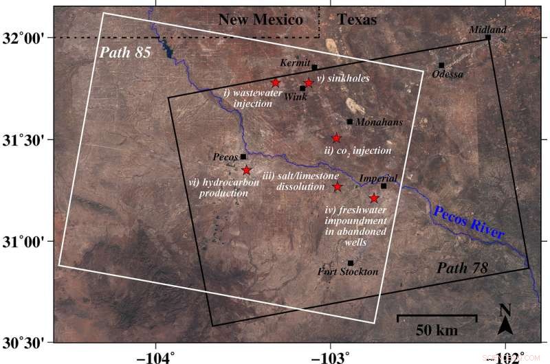 SMU Study Reveals Rapid Ground Heaving and Sinkholes Across Texas Oil Patch