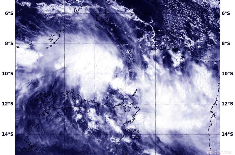 NASA Satellite Detects Formation of Tropical Cyclone 16P in Arafura Sea