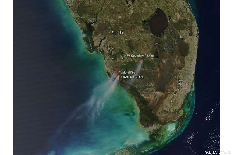 Sudden Wildfires Erupt Across Southern Florida