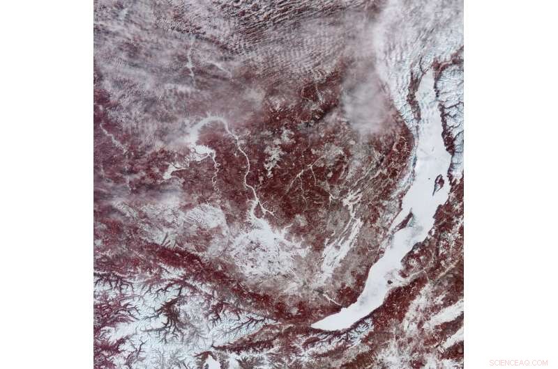 Stunning View of Lake Baikal, Siberia from ESA s Sentinel-3A Satellite