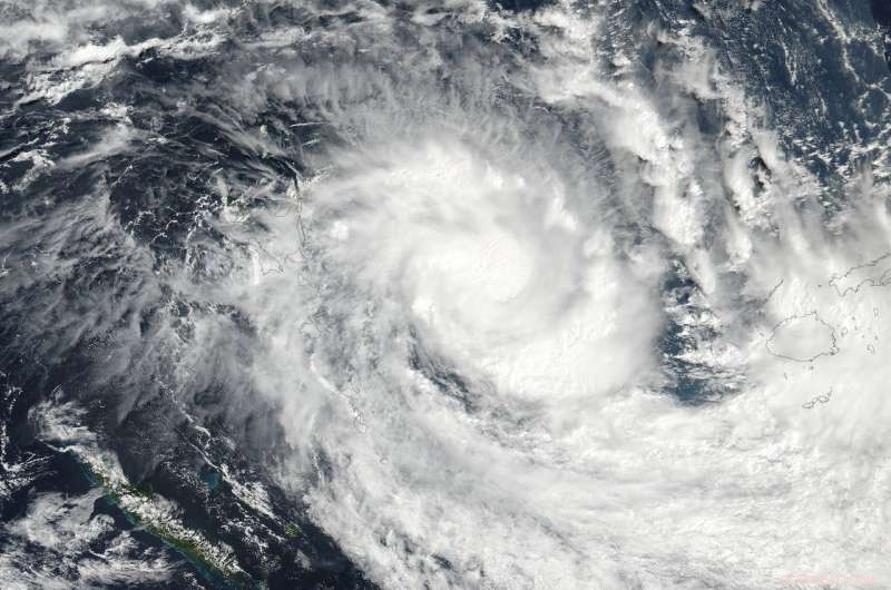 NASA Tracks Formation of Tropical Cyclone Keni in the South Pacific