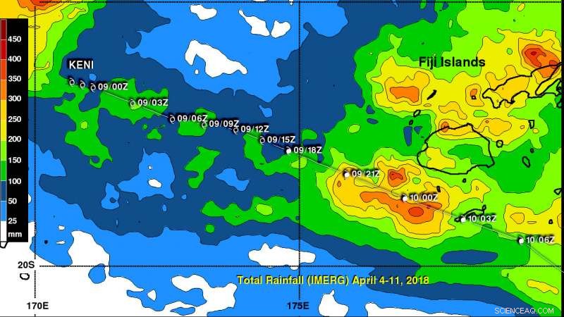 NASA Confirms Tropical Cyclone Keni Dropped Heavy Rainfall on Fiji, Direct Hit on Kadavu