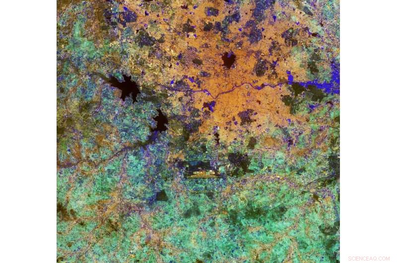 Hyderabad, India – Satellite View by Copernicus Sentinel‑2A