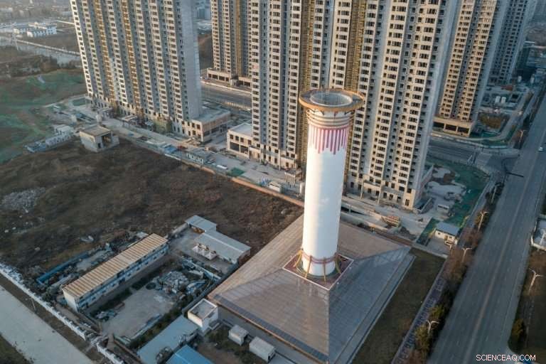 China Deploys Massive Air Purifier to Combat Severe Smog