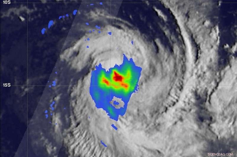 GPM Satellite Captures Heavy Rainfall Over Tropical Cyclone Flamboyans