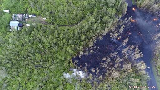 Kilauea Volcano in Hawaii Surges with Lava, Earthquakes and Gas Emissions