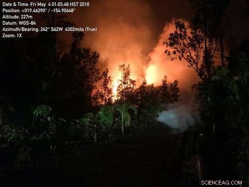 Kilauea Volcano in Hawaii Surges with Lava, Earthquakes and Gas Emissions