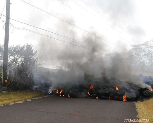 Hawaii Authorities Evacuate Residents After Lava Breaches Road