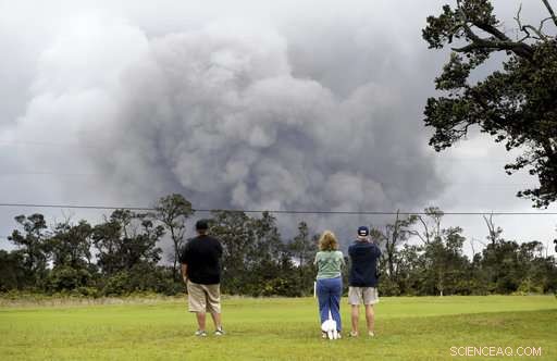 Erupting Hawaiian Volcano Releases Light, Gritty Ash Over Surrounding Communities