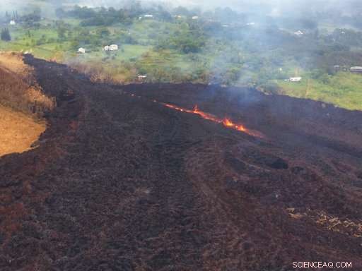 Erupting Hawaiian Volcano Releases Light, Gritty Ash Over Surrounding Communities