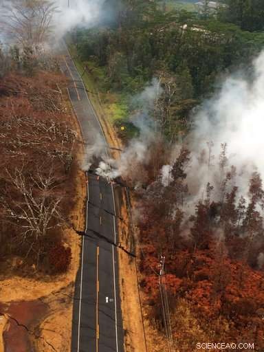 Erupting Hawaiian Volcano Releases Light, Gritty Ash Over Surrounding Communities