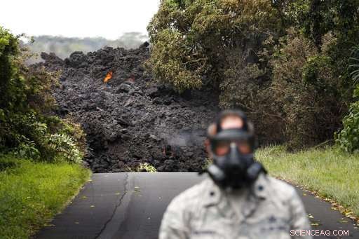 Kilauea Volcano Sends Lava Into Ocean, Forming Toxic Cloud