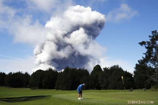 Kilauea Volcano Emits Hazardous Laze Plume Over Hawaii