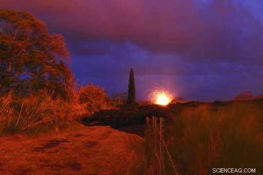 Kilauea Volcano Emits Hazardous Laze Plume Over Hawaii