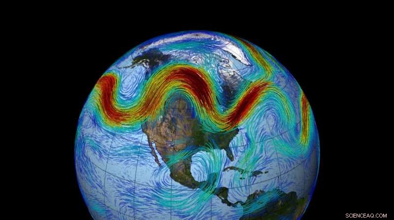 New Study Links Jet Stream Traffic Jams to Unusual Weather Patterns