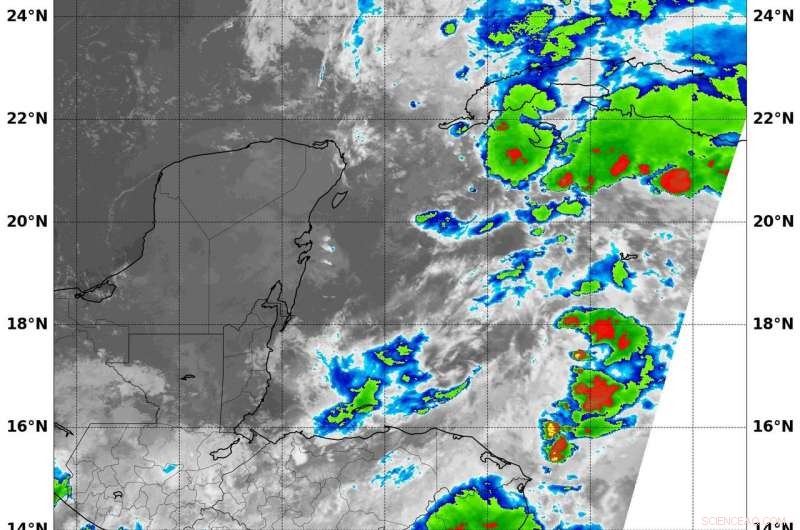 NASA Satellite Images Reveal Fragmented Thunderstorms in Tropical Storm Alberto Near Florida