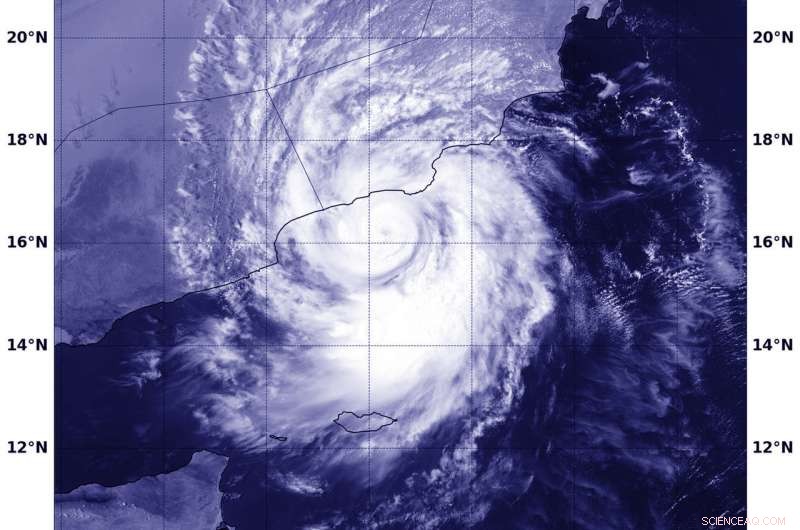 NASA Tracks Severe Cyclone Mekunu Heading Toward Oman
