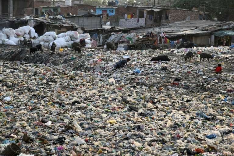 Taimur Nagar Slum Overwhelmed by Plastic Waste Amid India s Environmental Day Focus