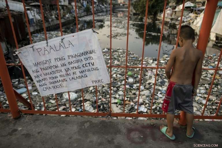 Plastic Pollution Saturates Manila Slum Waterway, Threatening Residents  Health