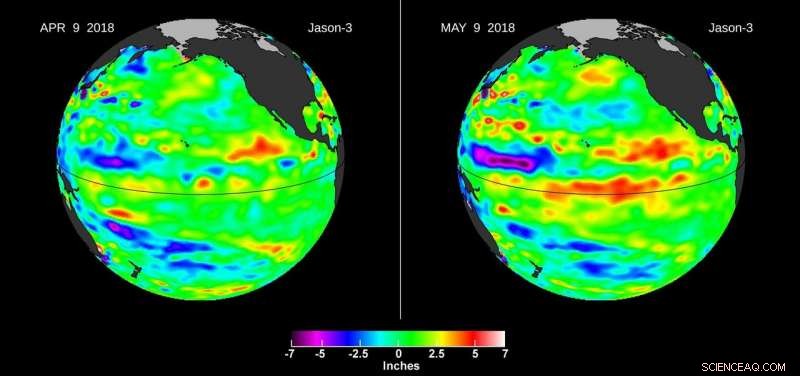 Warm Water Enters Calm Central Pacific, Signaling Shifts in Ocean Dynamics