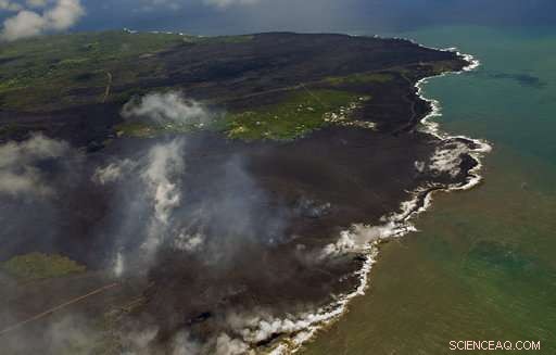 New Island Emerges as Kilauea Volcano’s Lava Floods Hawaii’s Bay