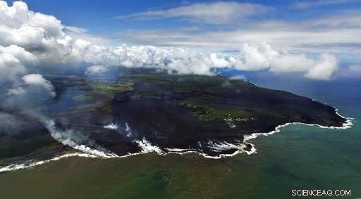 New Island Emerges as Kilauea Volcano’s Lava Floods Hawaii’s Bay