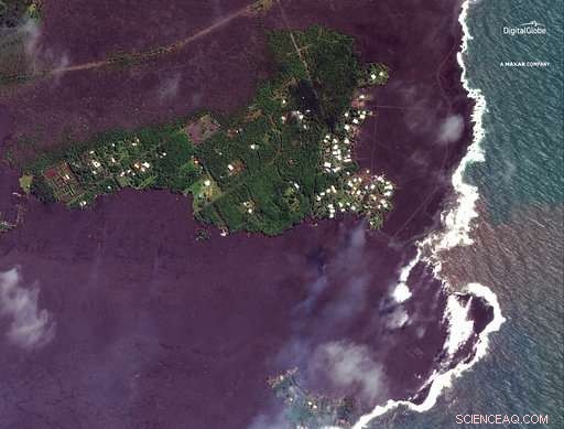 New Island Emerges as Kilauea Volcano’s Lava Floods Hawaii’s Bay