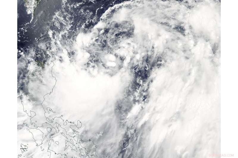 NASA s Aqua Satellite Captures Formation of Tropical Storm Maliksi