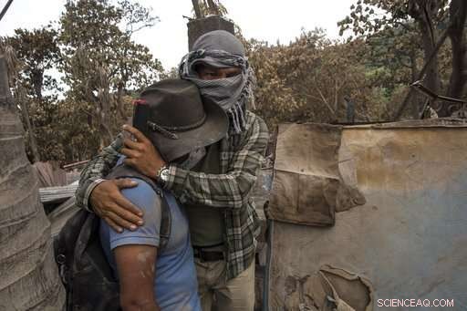 Guatemala s Volcano de Fuego Releases New Hot Sediment Flow