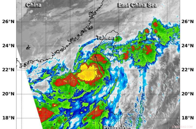 NASA Detects Emerging Strength in New Tropical Depression 08W
