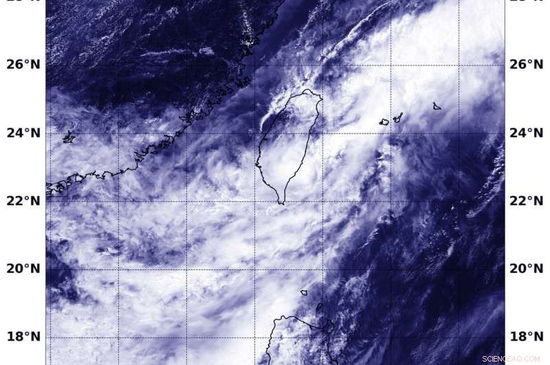 NASA’s Aqua Satellite Tracks Tropical Depression Gaemi’s Exit from Taiwan
