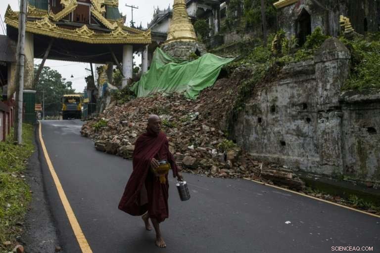 Monsoon Deluge Triggers Landslides and Flash Floods in Southern Myanmar