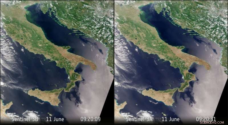 Sentinel-3 Achieves Successful Tandem Flight, Enhancing Earth Observation