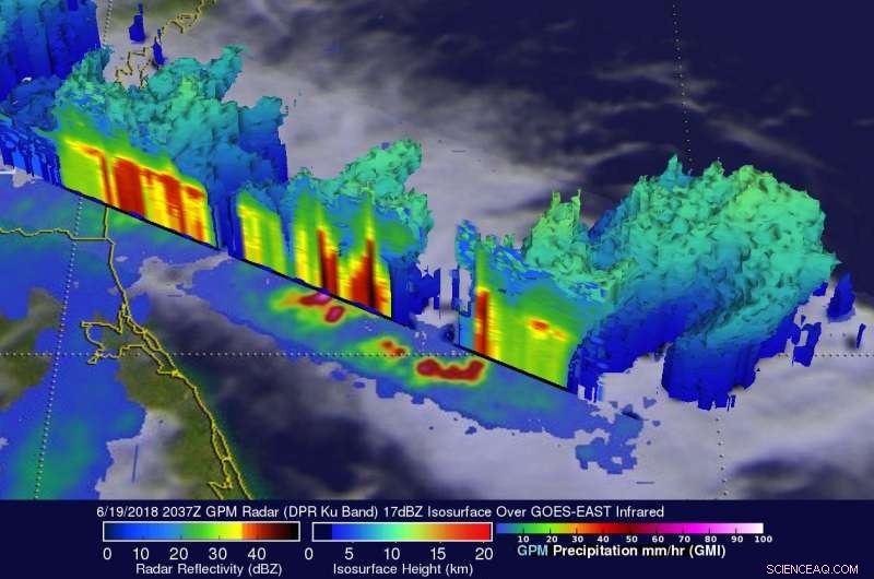 GPM Satellite Observes Intense Rainstorms Over Southern Texas and Gulf of Mexico