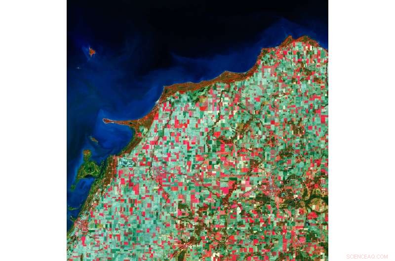 Lake Huron from Copernicus Sentinel-2A: A Stunning Satellite View