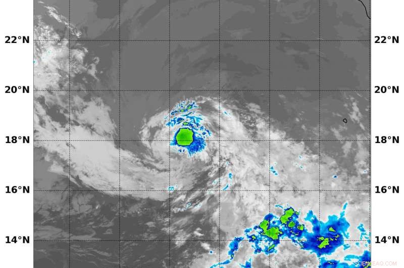 NASA Studies Concentrated Core of Tropical Storm Daniel