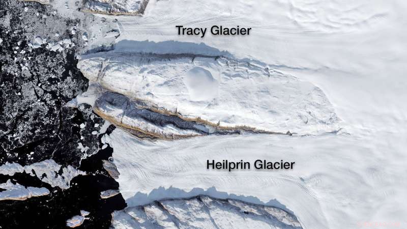 NASA Study Reveals Why Tracy and Heilprin Glaciers Are Rapidly Melting