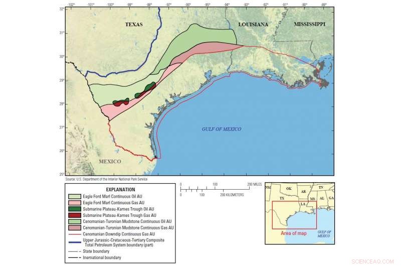 USGS Projects 8.5 Billion Barrels of Oil in Texas Eagle Ford Group