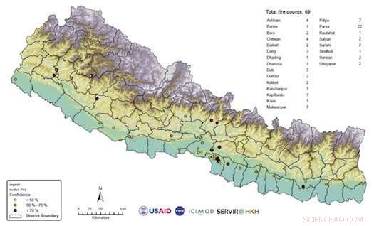 Satellite Data Enhances Forest Fire Detection & Monitoring in Nepal