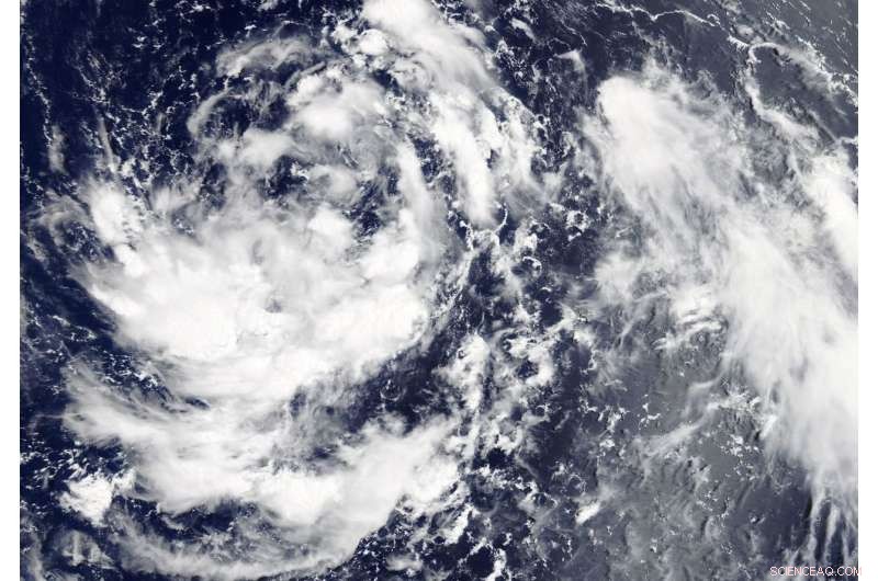 NASA Tracks Formation of Tropical Depression 09W in Northwestern Pacific