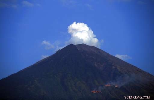 Bali Volcano Eruption Sends Lava and Ash, Airports Stay Safe