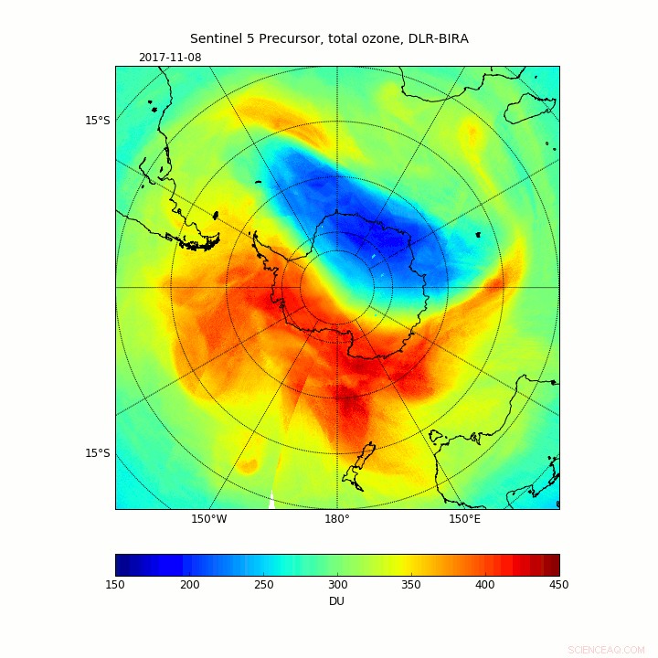 Copernicus Sentinel-5P Satellite Unveils First Atmospheric Data