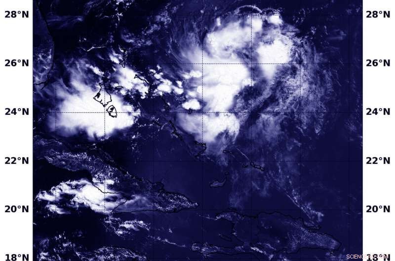 NASA Observes Remnants of Former Tropical Cyclone Beryl Struggling for Survival
