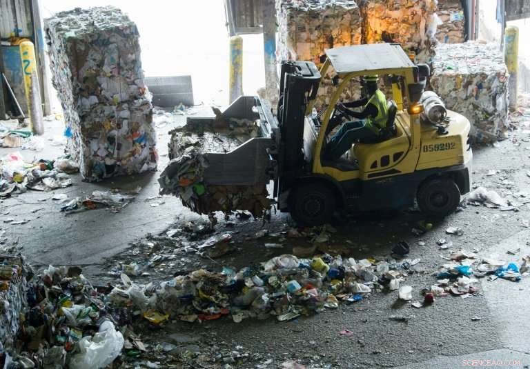 U.S. Trash Builds Up After China Stops Buying Recycled Materials