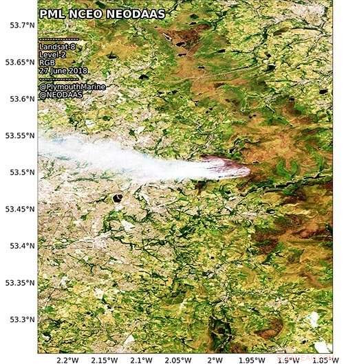 Scientists Fly Over Yorkshire Moor Fires to Measure Emissions