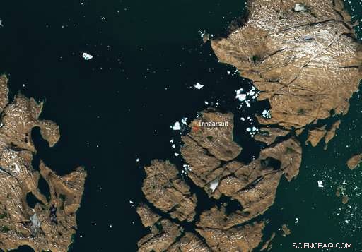 Satellite Images Reveal Iceberg Threatening Greenland Village
